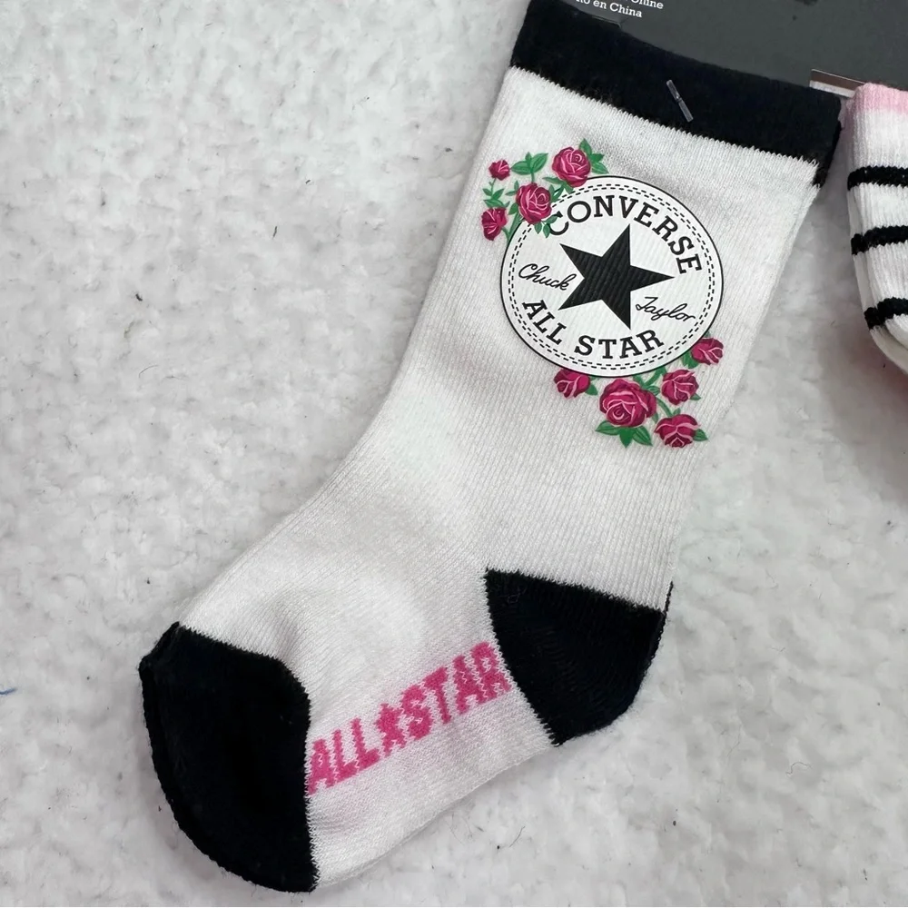 Girls Converse Socks